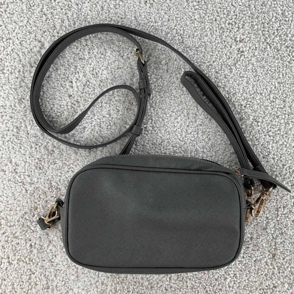 Disney‎ x Pandora Mickey Mouse Crossbody Bag Grey Gold Hardware Wristlet